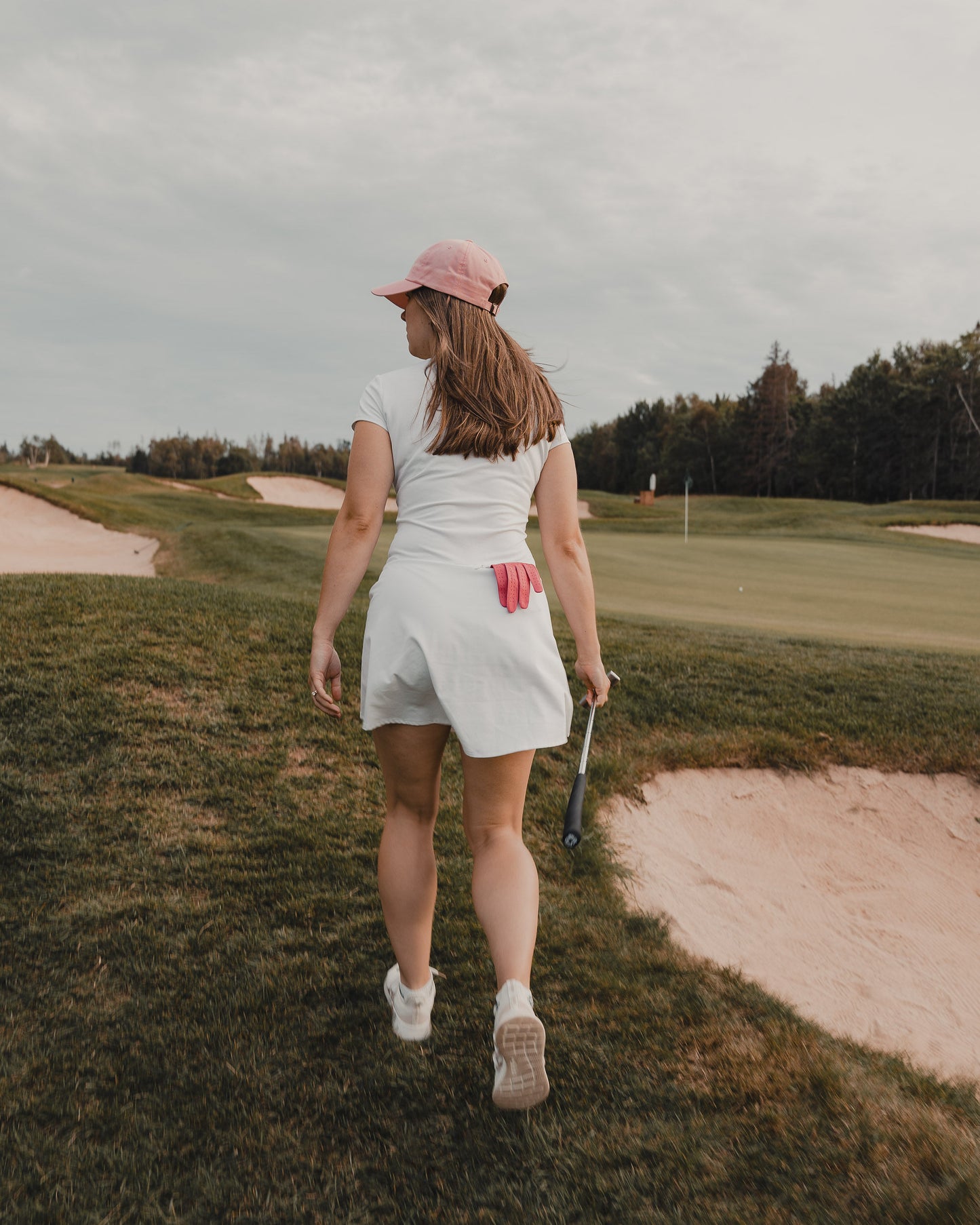 Women's ITL 2.0 Signature Glove - Retro Pink - Inside the Leather Golf Gloves