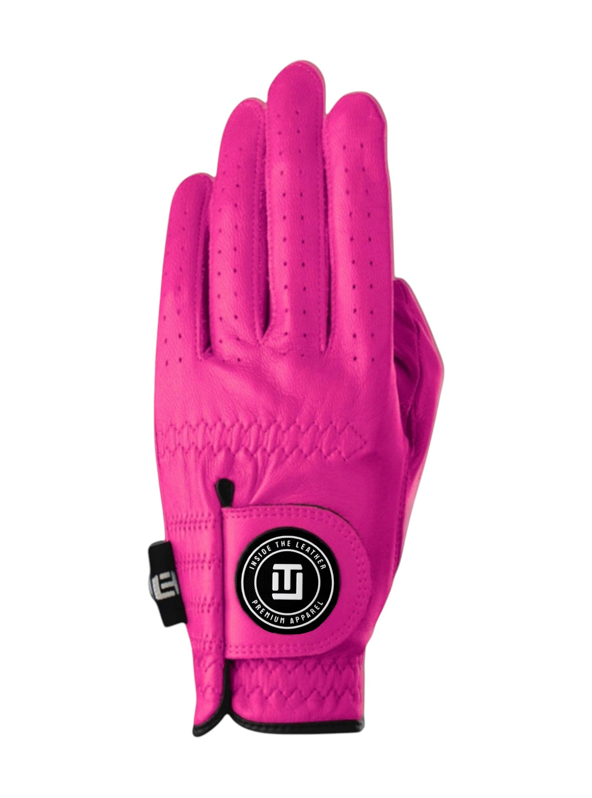 Women's ITL 2.0 Signature Glove - Retro Pink - Inside the Leather Golf Gloves