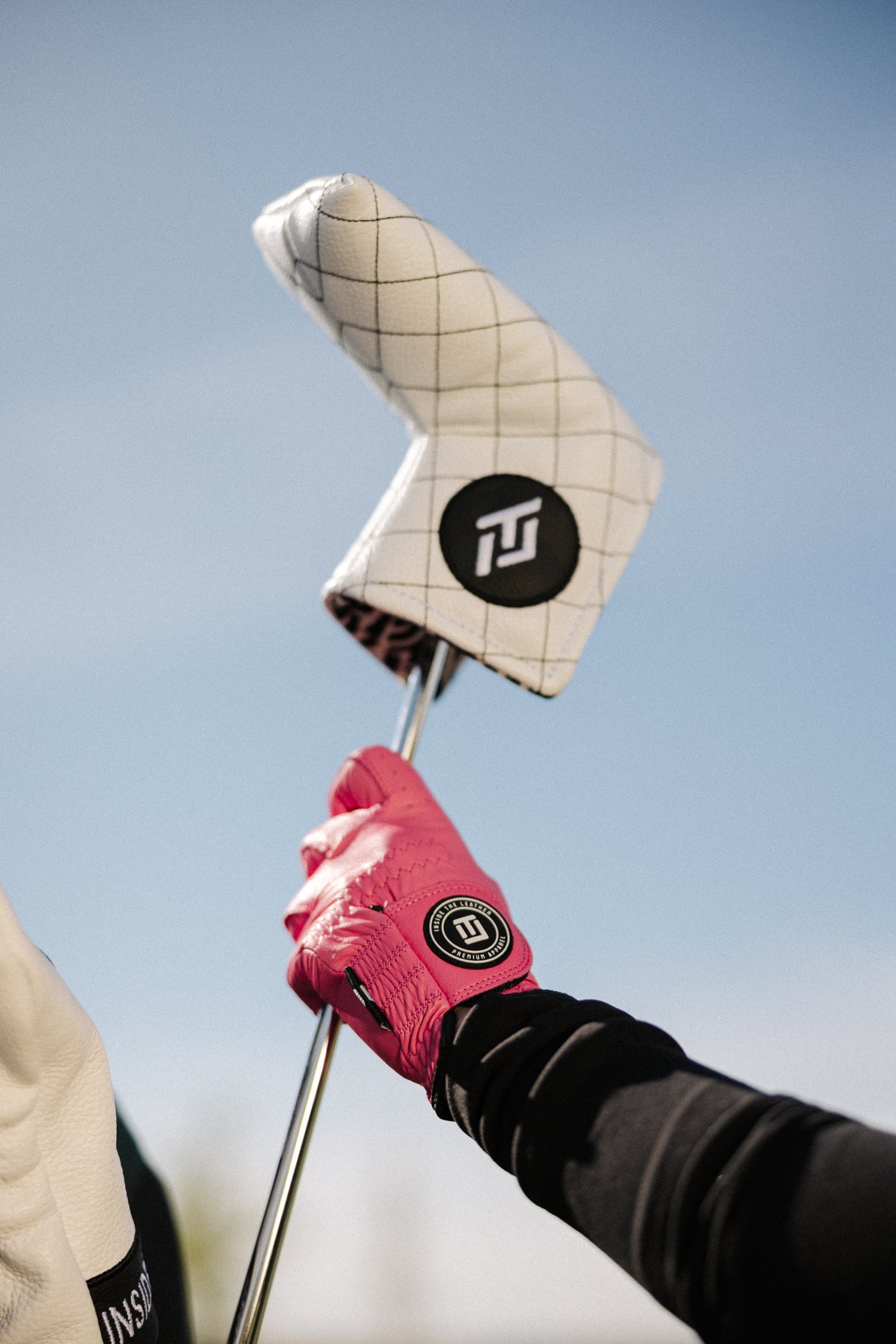 ITL Premium Blade Cover - White Quilted - Inside the Leather Golf Gloves