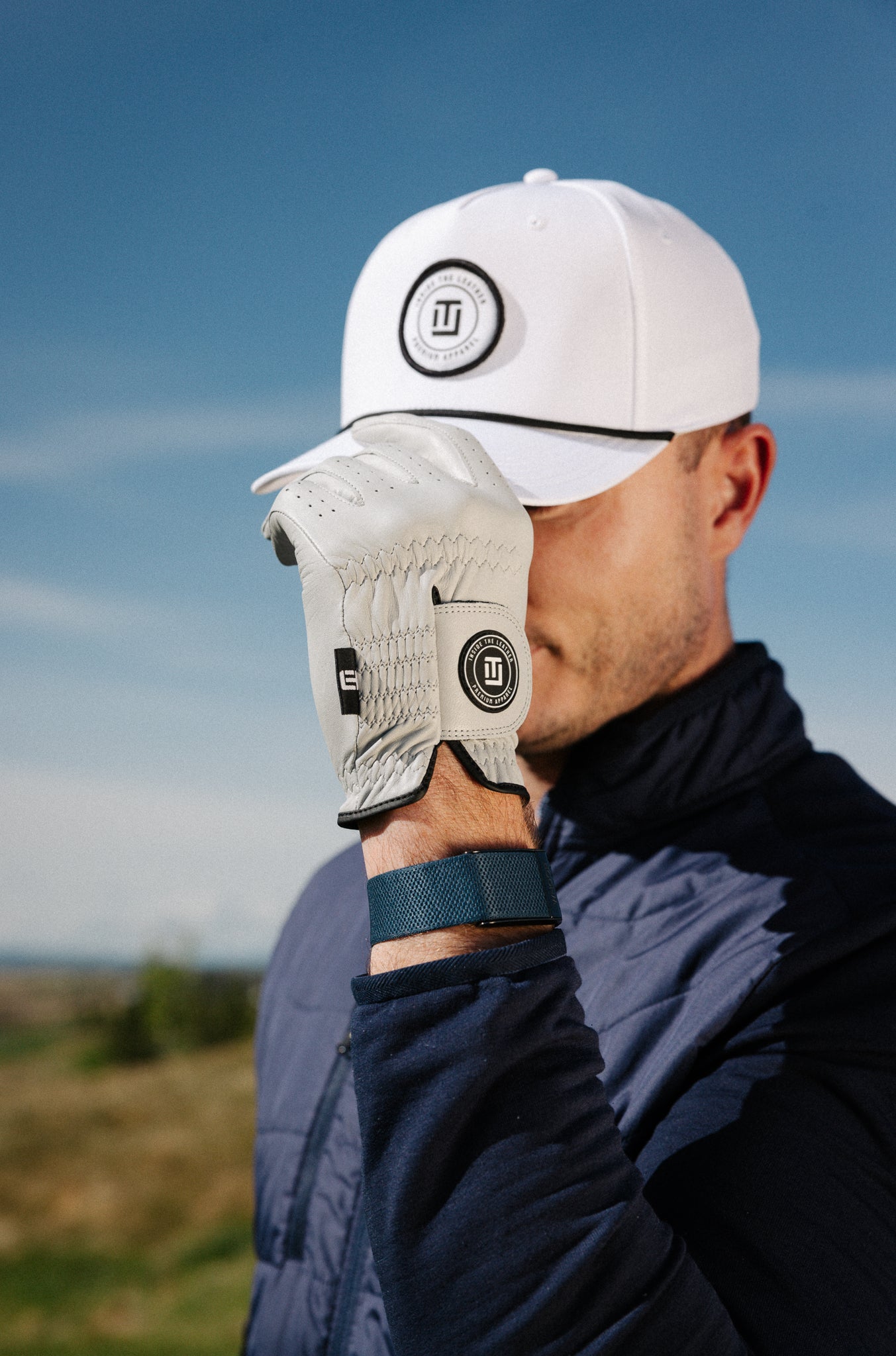 Men's ITL 2.0 Signature Glove - Chalk - Inside the Leather Golf Gloves