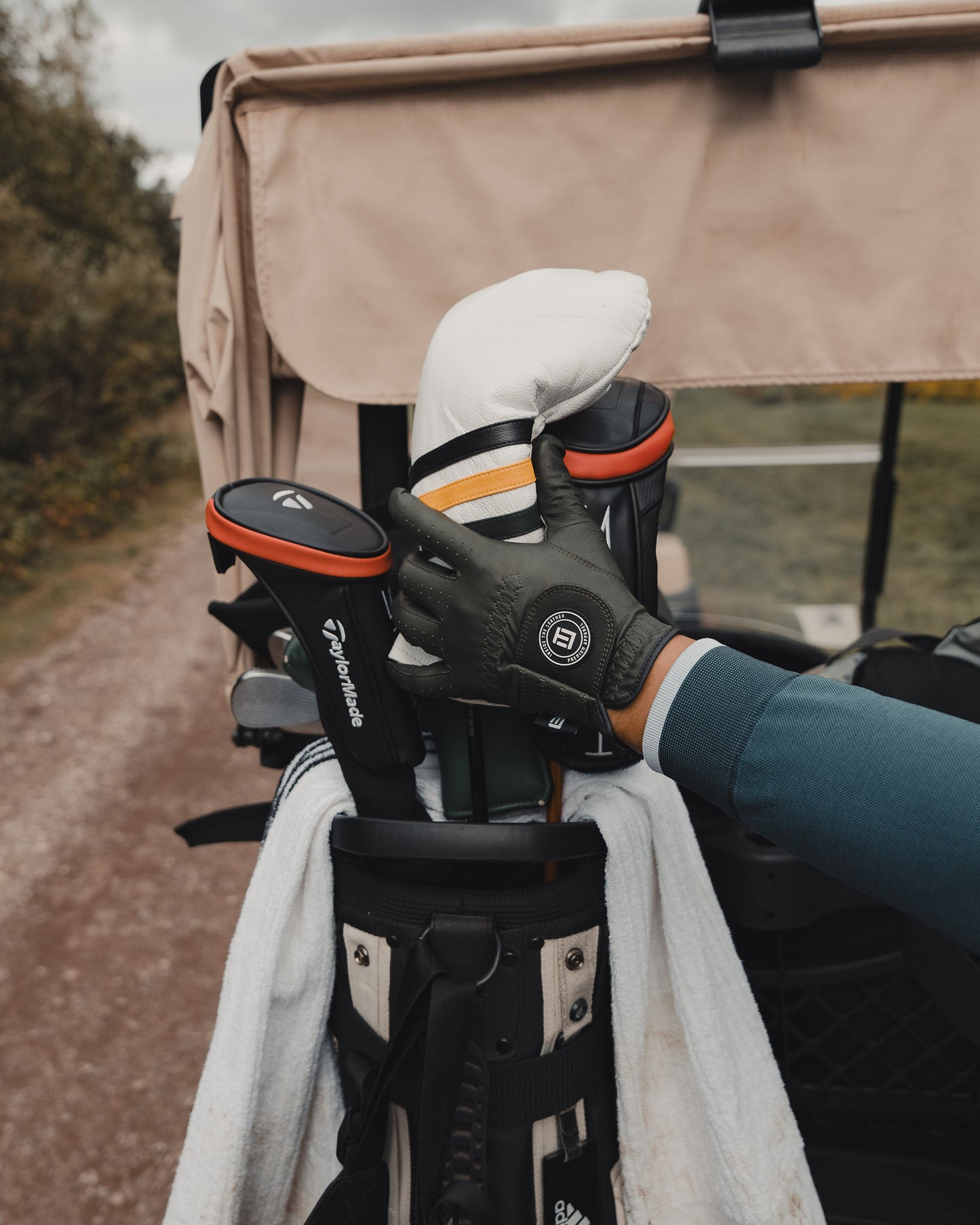 Men's ITL 2.0 Signature Glove - Olive - Inside the Leather Golf Gloves