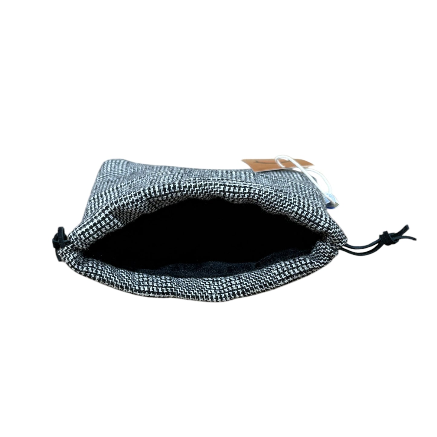 ITL Black/White Check Valuable Pouch