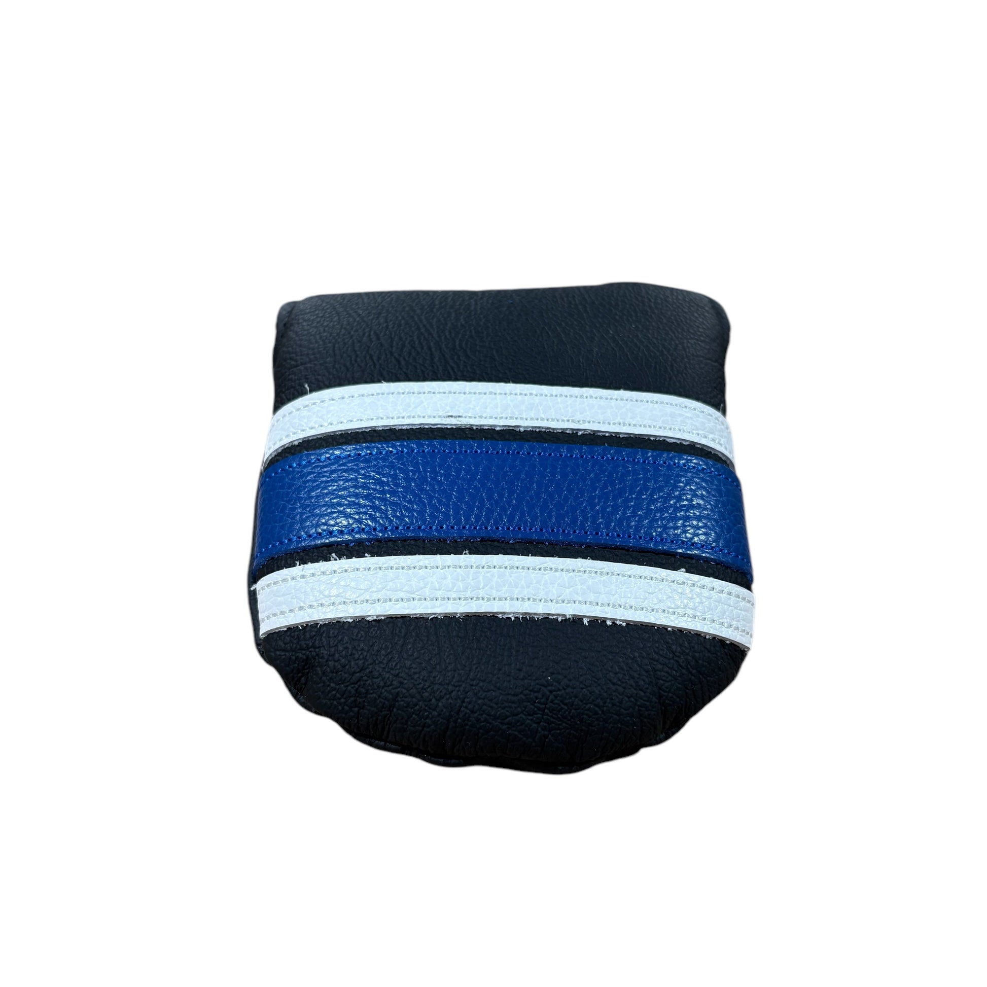 ITL Premium Mallet Putter Cover - Black/White/Royal Blue - Inside the Leather Golf Gloves