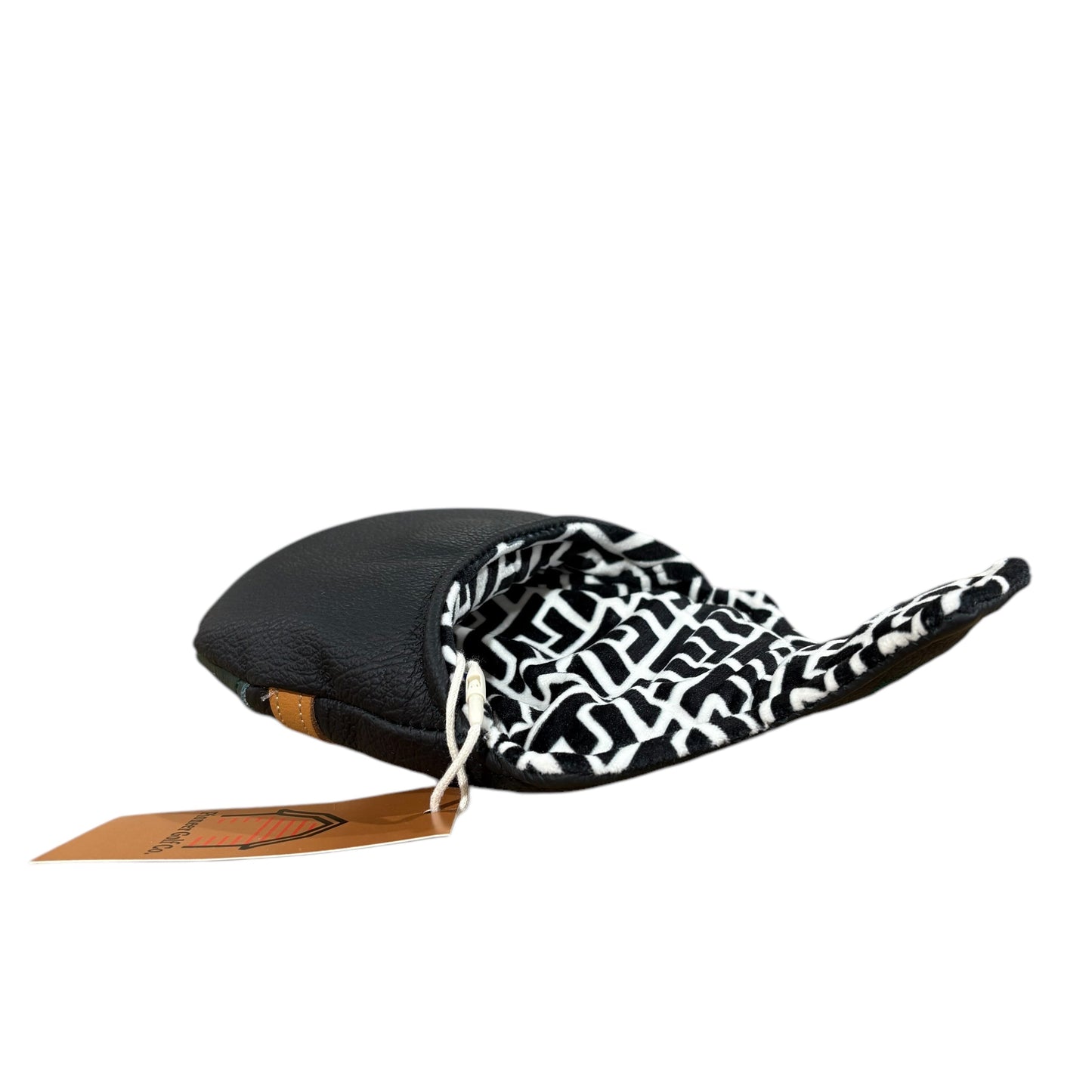 ITL Premium Mallet Putter Cover - Black/Forest Green/Tan