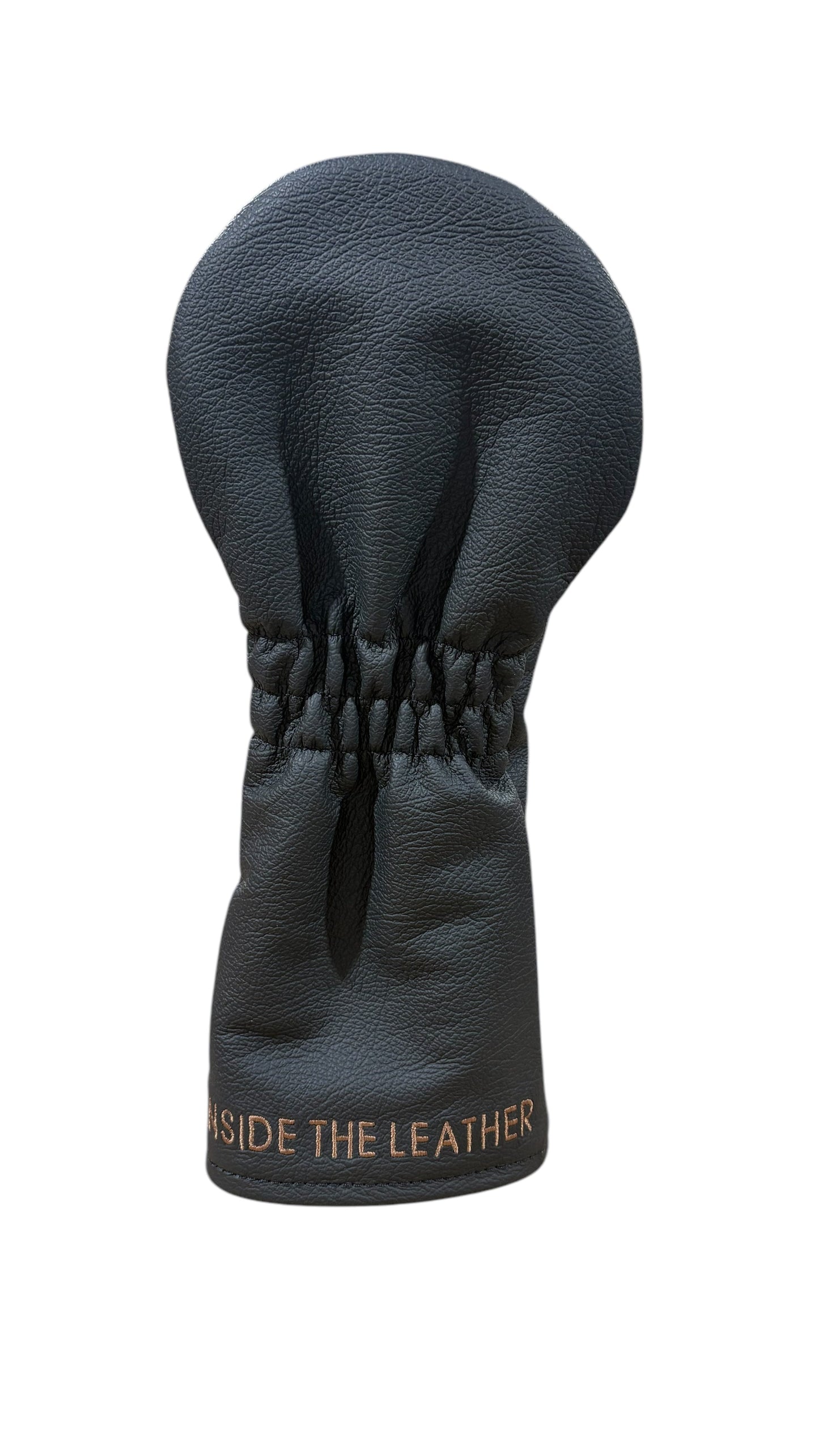 ITL Premium Leather Driver Cover - The Prestige in Black/Forest Green/Tan - Inside the Leather Golf Gloves