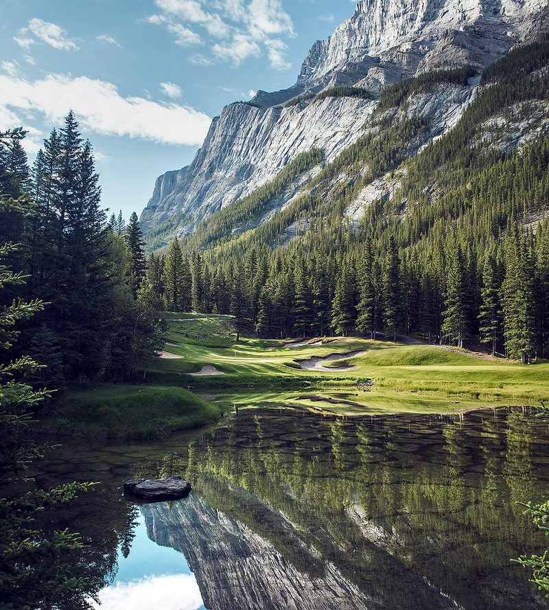 Inside the Leather at Fairmont Banff Springs Golf Course