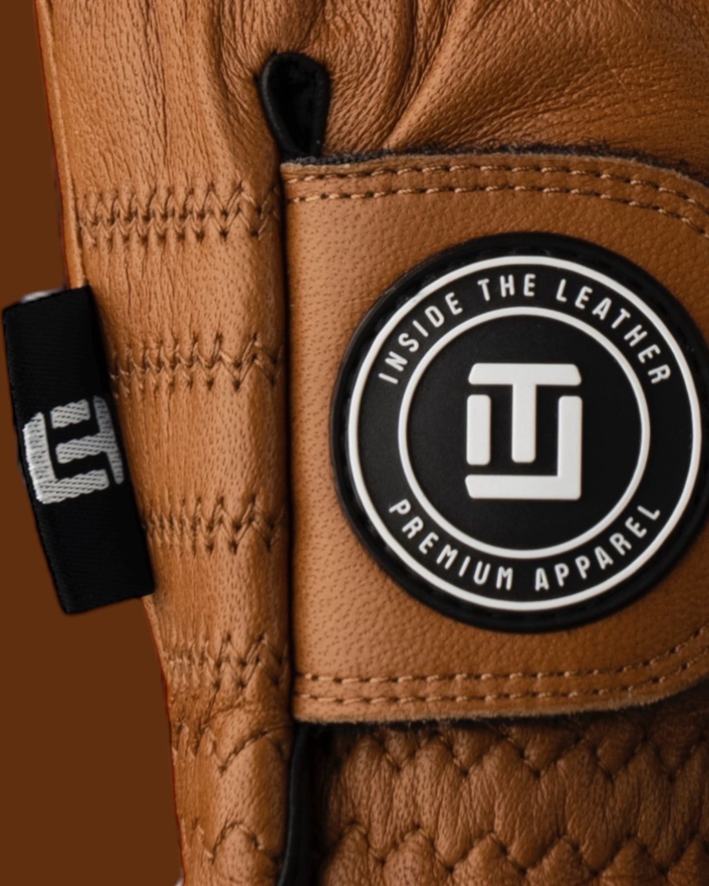 Men's ITL 2.0 Signature Glove - Cognac - Inside the Leather Golf Gloves