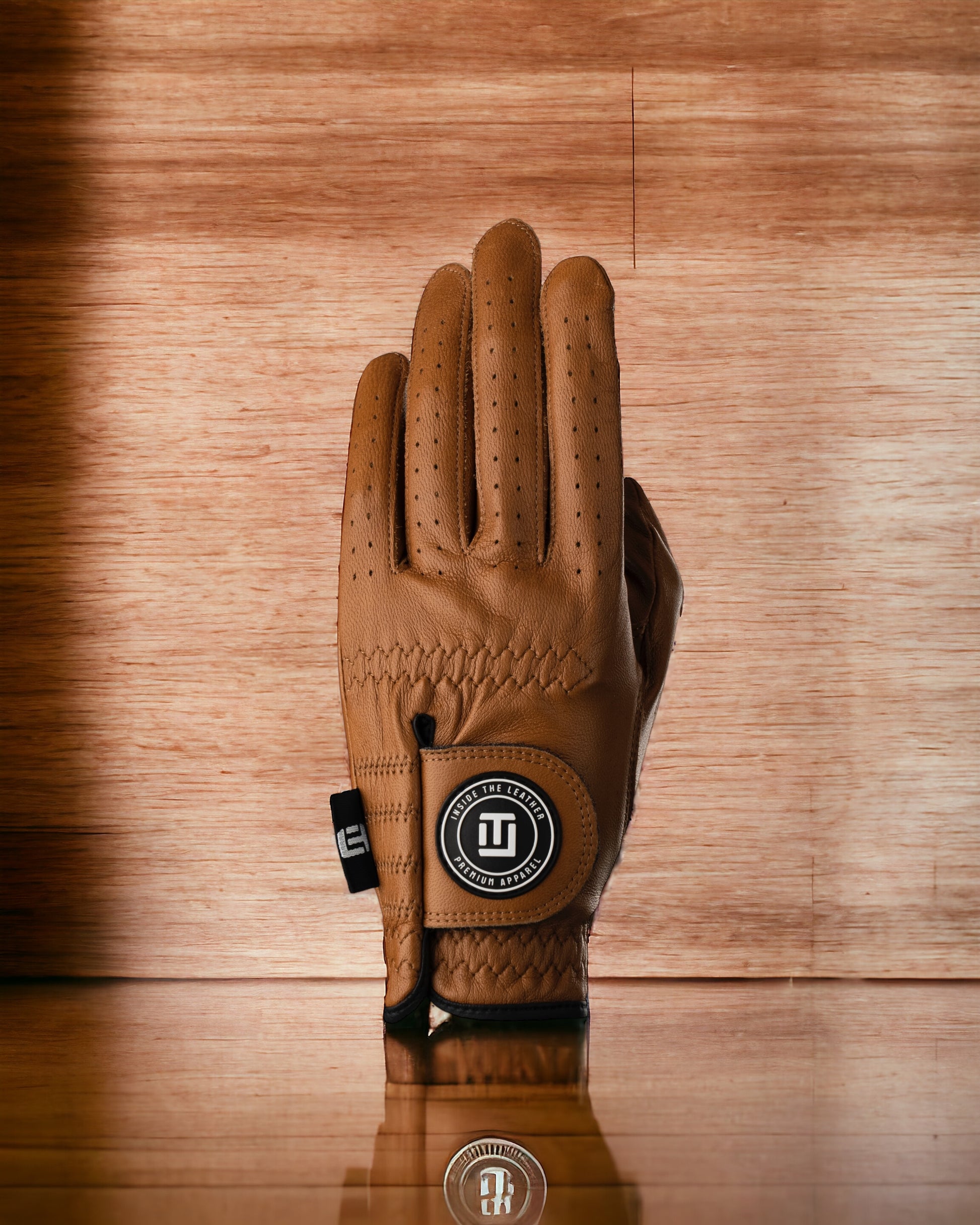 Men's ITL 2.0 Signature Glove - Cognac - Inside the Leather Golf Gloves