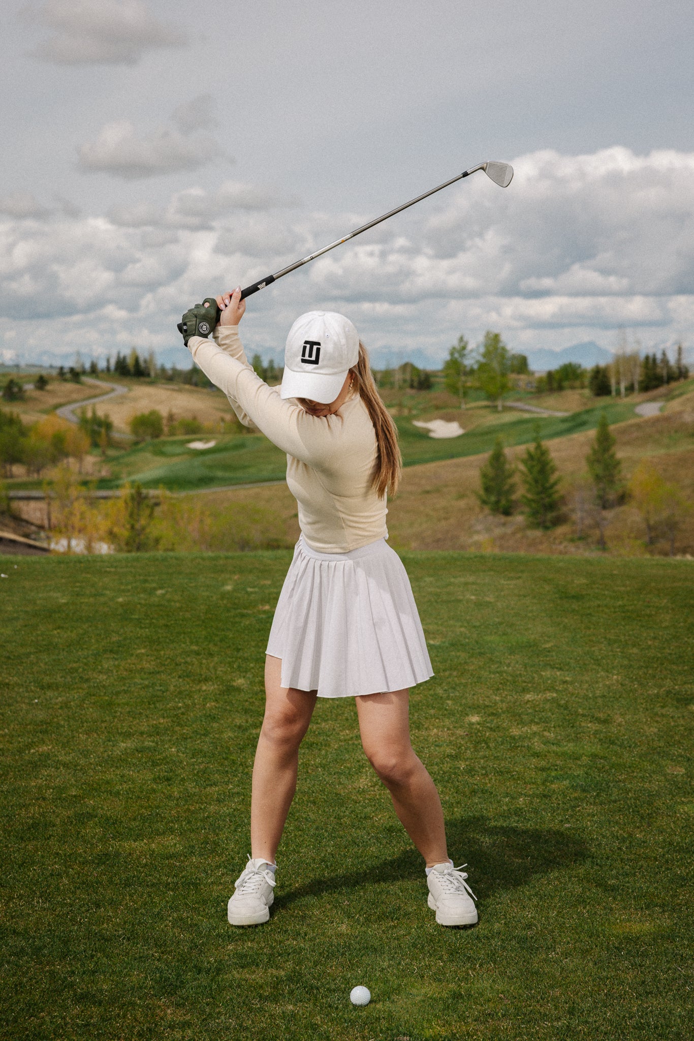 Women's ITL 2.0 Signature Glove - Olive - Inside the Leather Golf Gloves