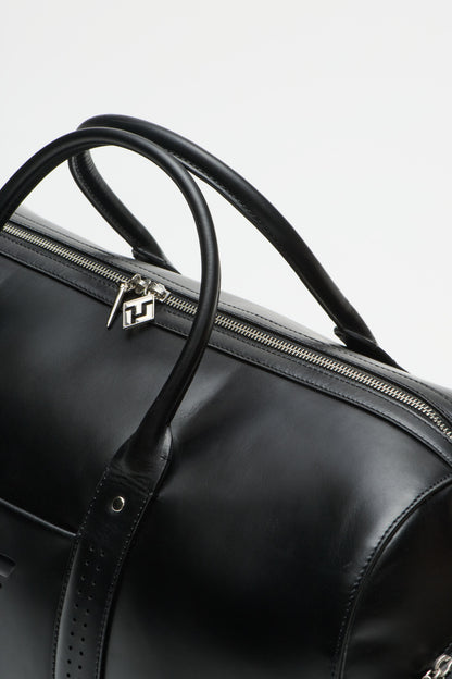ITL Leather Monarch Duffle - Black