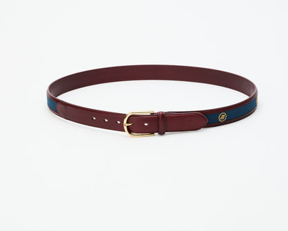 Men's ITL Leather Tournament Belt - Chocolate