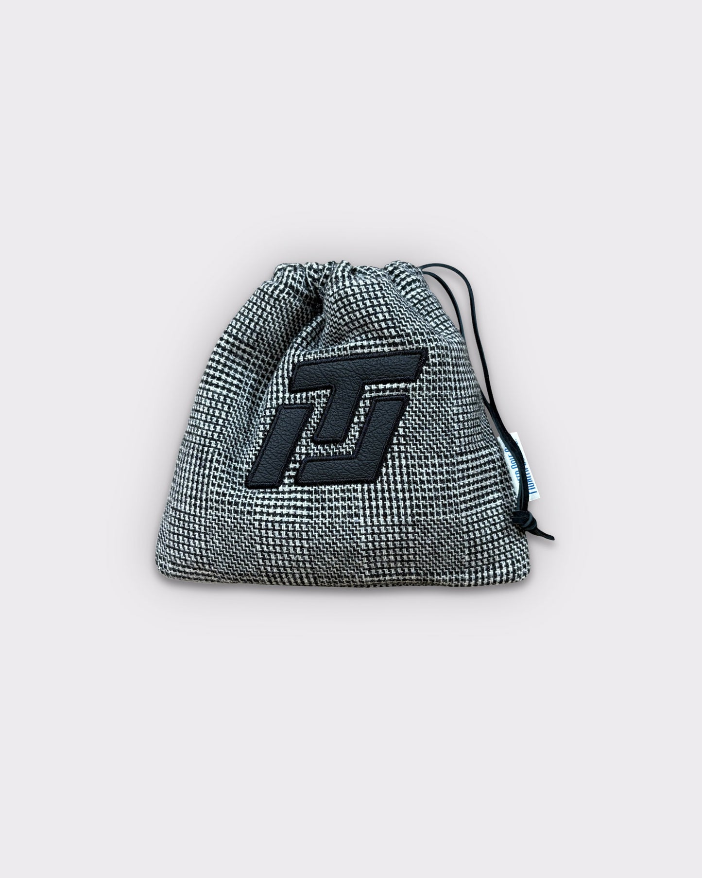 ITL Black/White Check Valuable Pouch - Black/White Check