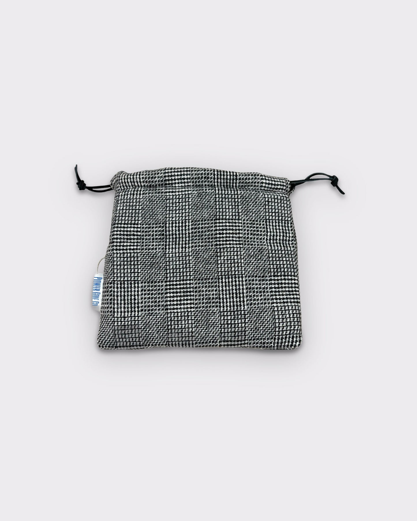 ITL Black/White Check Valuable Pouch - Black/White Check