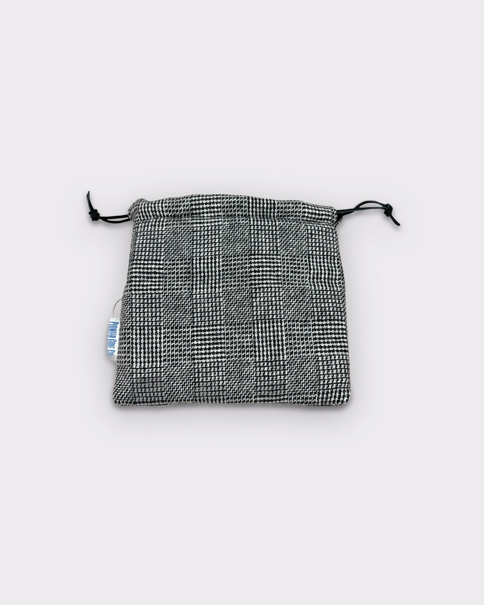 ITL Black/White Check Valuable Pouch - Black/White Check
