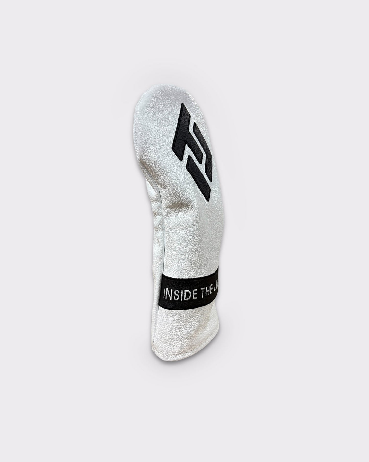 ITL Premium Leather Driver Cover - The Icon in White/Black