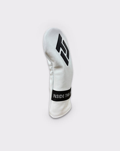 ITL Premium Leather Driver Cover - The Icon in White/Black