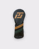 ITL Premium Leather Driver Cover - The Prestige in Black/Forest Green/Tan