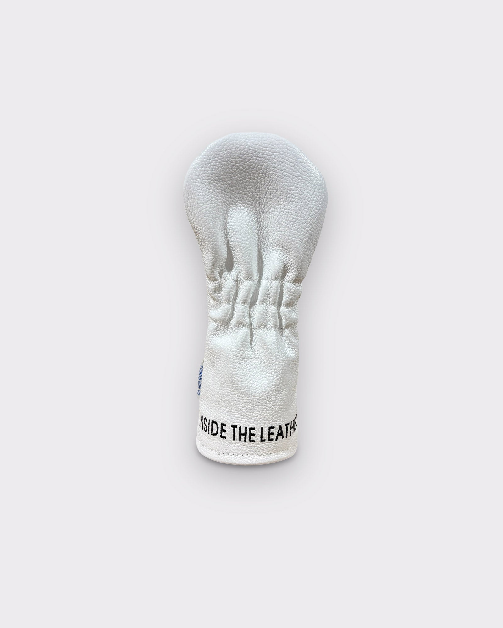 ITL Premium Leather Fairway Cover - The Icon in White/Black