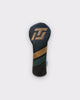 ITL Premium Leather Fairway Cover - The Prestige in Black/Forest Green/Tan