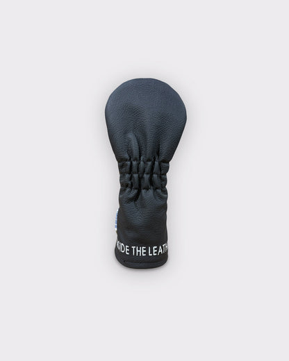 ITL Premium Leather Fairway Cover - The Vanguard in Black/Baja Blue/Royal Blue