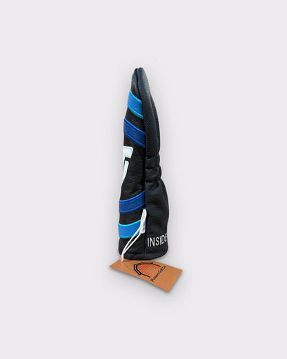 ITL Premium Leather Fairway Cover - The Vanguard in Black/Baja Blue/Royal Blue