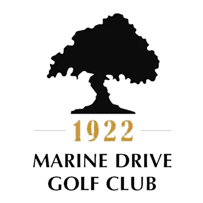 Logo of Marine Drive Golf Club with a silhouette of a tree and the year 1922.