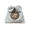 ITL Caramel Houndstooth Valuable Pouch - Inside the Leather Golf Gloves