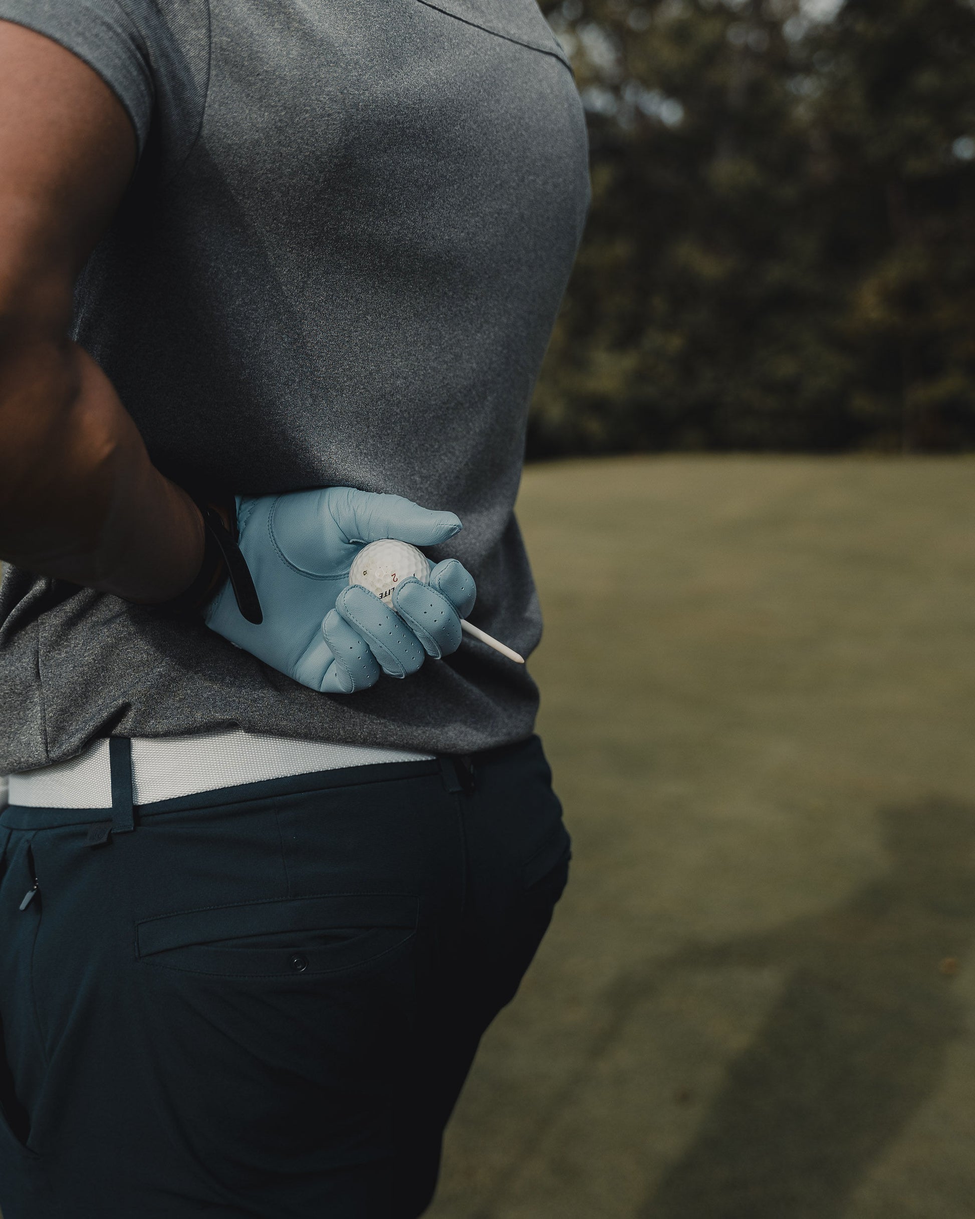 Men's ITL 2.0 Signature Glove - Baja Blue - Inside the Leather Golf Gloves