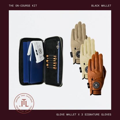 The Men's On-Course Kit - Black Wallet