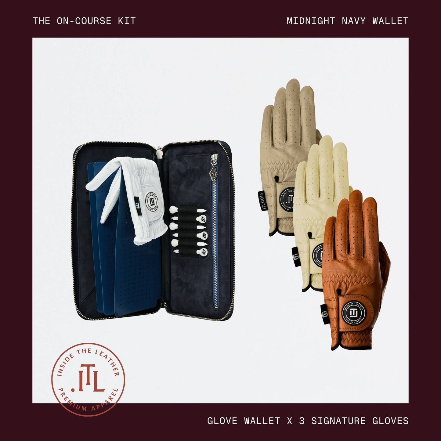 The Women's On-Course Kit - Midnight Navy Wallet