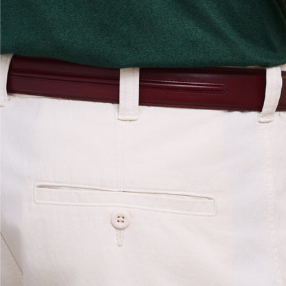 Men's ITL Leather Trapunto Belt - Inside the Leather Golf Gloves