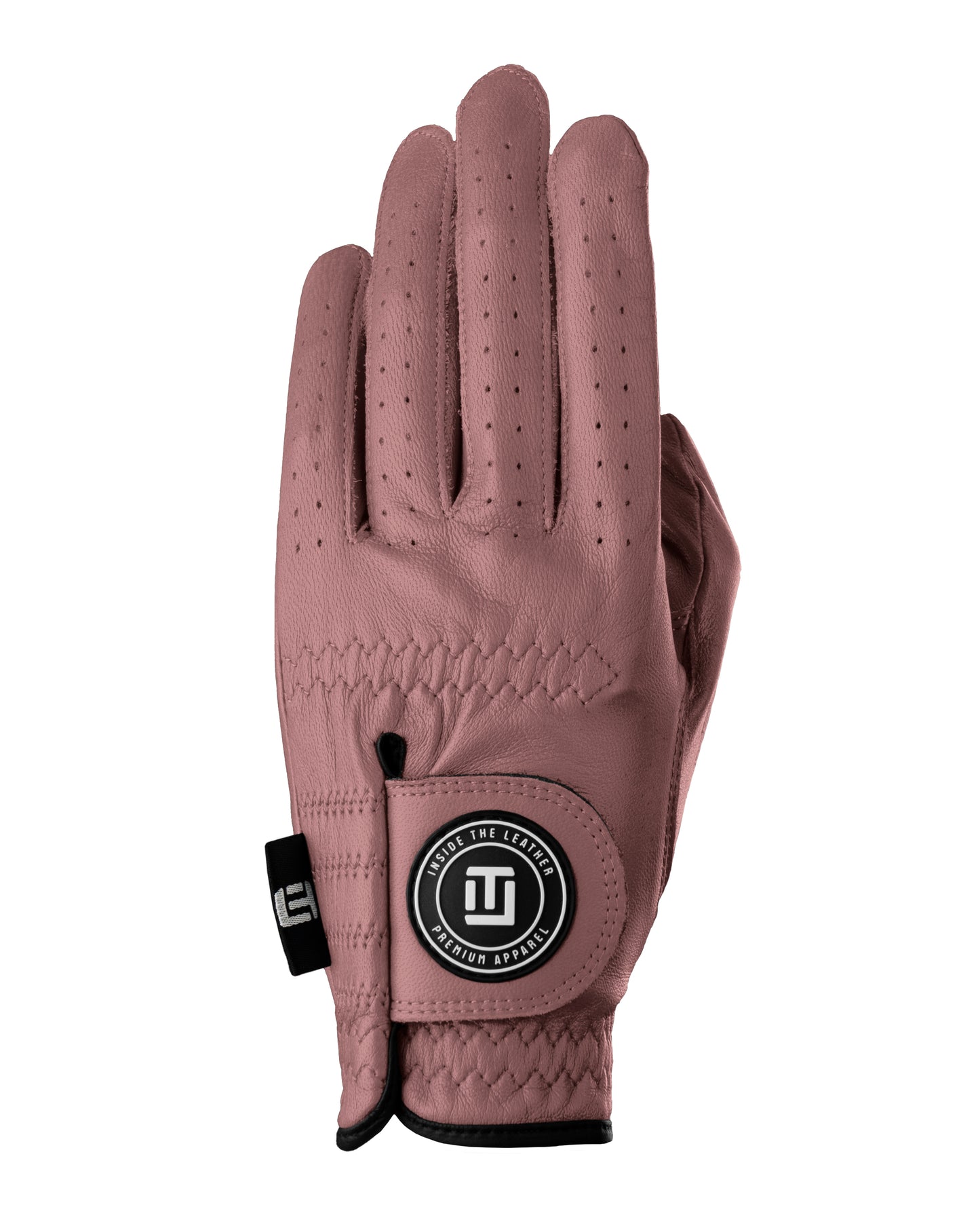 Women's  ITL Signature Glove - Dusty Rose / Black - Inside the Leather Golf Gloves